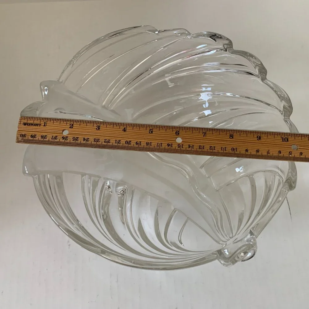 New Mikasa Vintage Frosted Serving Bowl Nautica Hostess 10 3/4